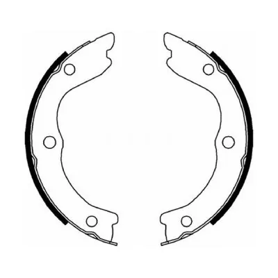 Brake Shoe Set, parking brake C01059ABE