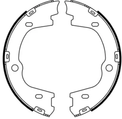 Brake Shoe Set, parking brake C00531ABE