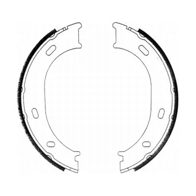 Brake Shoe Set, parking brake CRM004ABE