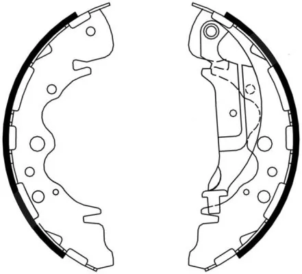 Brake Shoe Set C00324ABE