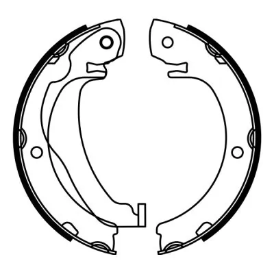 Brake Shoe Set, parking brake C02089ABE