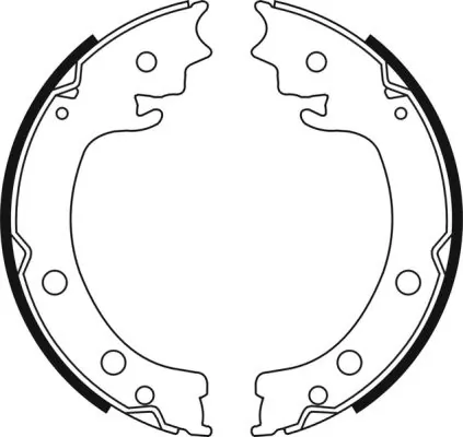 Brake Shoe Set, parking brake C08028ABE