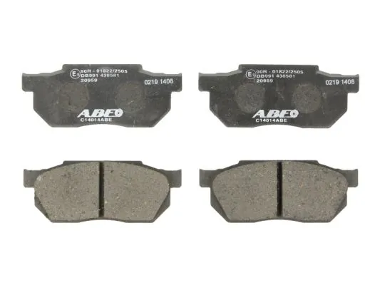 Brake Pad Set, disc brake C14014ABE