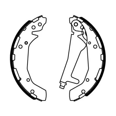 ABE C0Y008ABE Brake Shoe Set