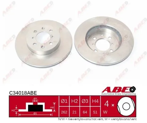 Brake Disc C34018ABE