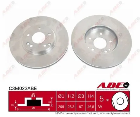 Brake Disc C3M023ABE