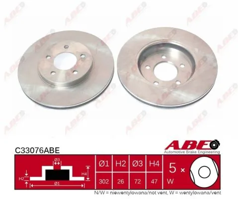 Brake Disc C33076ABE