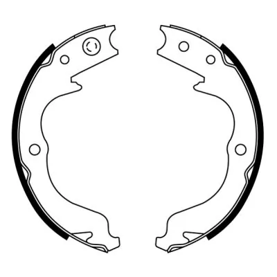 Brake Shoe Set, parking brake C07013ABE