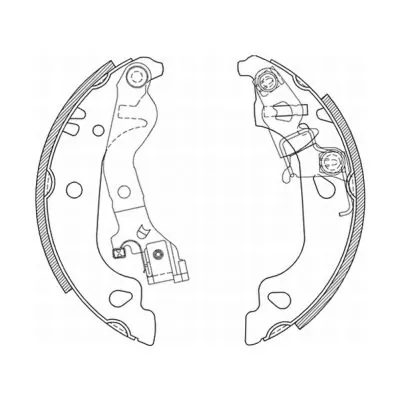 Brake Shoe Set C0F018ABE