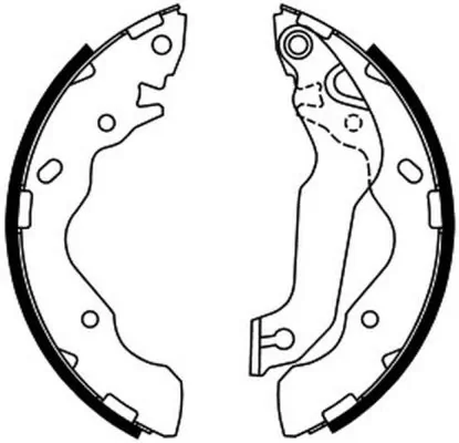 Brake Shoe Set C00500ABE