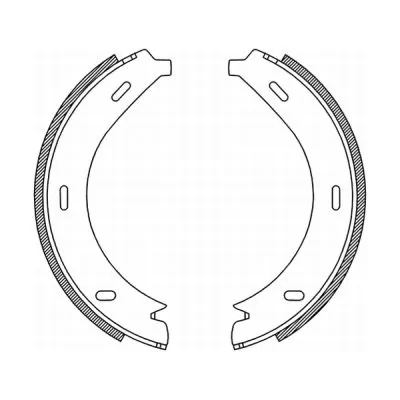 Brake Shoe Set, parking brake CRM005ABE