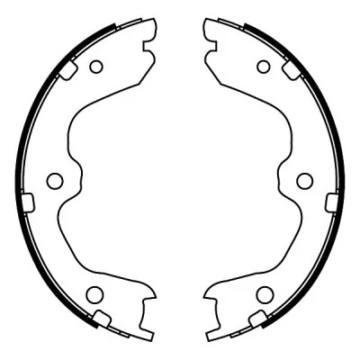 Brake Shoe Set, parking brake C01067ABE