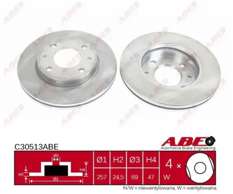 Brake Disc C30513ABE