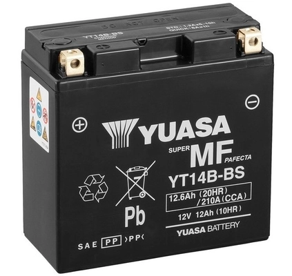 Starter Battery Maintenance Free YT14B-BS