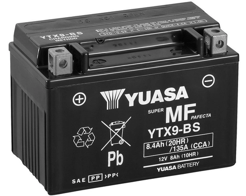 Starter Battery Maintenance Free YTX9-BS