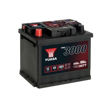 Starter Battery YBX3000 SMF Batteries YBX3077
