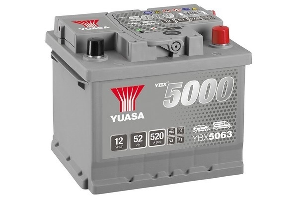 Starter Battery YBX5000 Silver High Performance SMF Batteries YBX5063