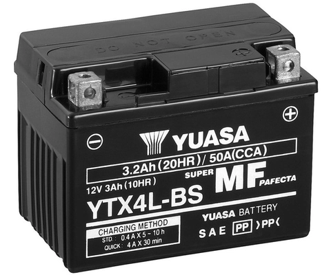 Starter Battery Maintenance Free YTX4L-BS