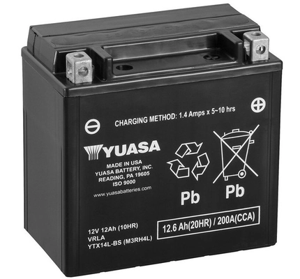 Starter Battery Maintenance Free YTX14L-BS
