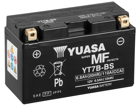 Starter Battery Maintenance Free YT7B-BS