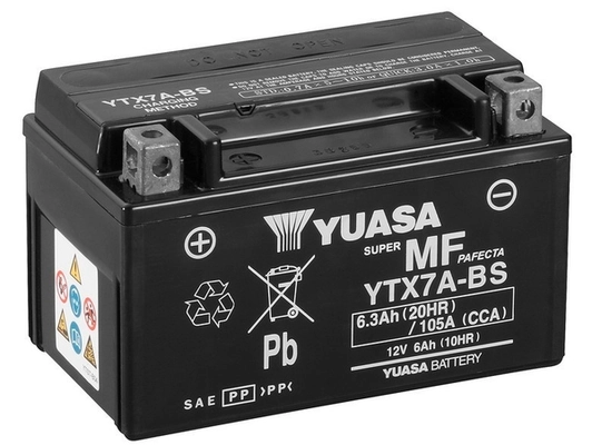 Starter Battery Maintenance Free YTX7A-BS