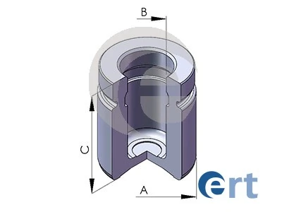 Piston, brake caliper 151211-C
