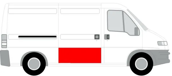 BLIC 6505-06-2092110P Interior Door Panel