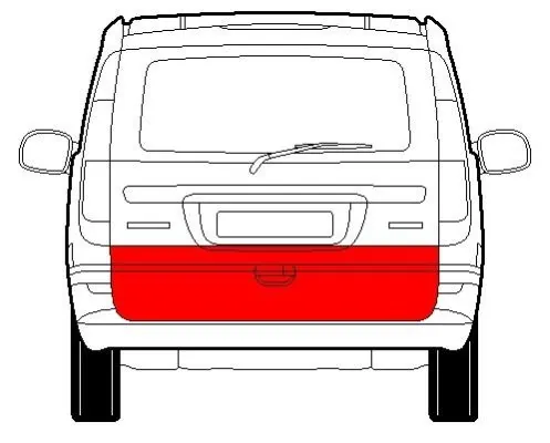 BLIC 6508-04-3542720P Interior Door Panel