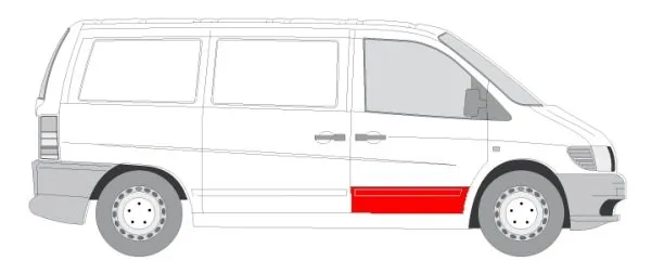 BLIC 6015-00-3541124P Interior Door Panel