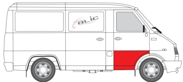 BLIC 6015-00-1150124P Interior Door Panel