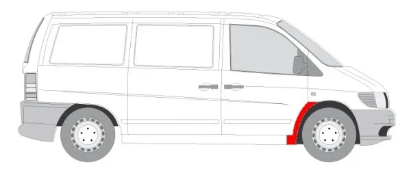 BLIC 6504-03-3541332P Inner Wing Panel