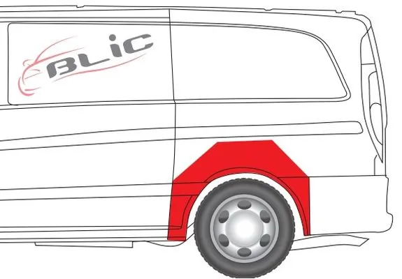BLIC 6504-03-3542591K Inner Wing Panel