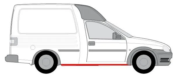 BLIC 6505-06-5022016P Rocker Panel