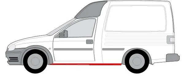BLIC 6505-06-5022015P Rocker Panel
