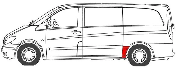BLIC 6504-03-3542571P Inner Wing Panel