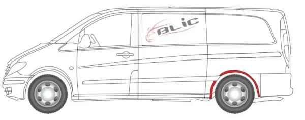 BLIC 6504-03-3542551P Inner Wing Panel