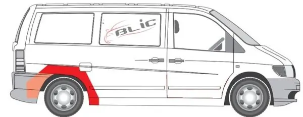 BLIC 6504-03-3541592P Inner Wing Panel