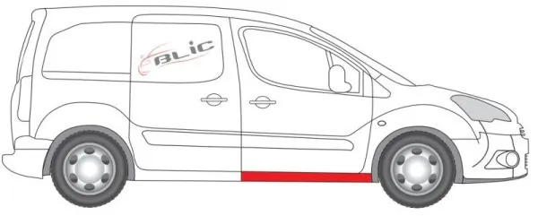 BLIC 6505-06-0552016P Rocker Panel
