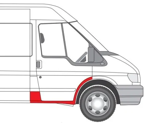BLIC 6505-06-2509054P Entry plate