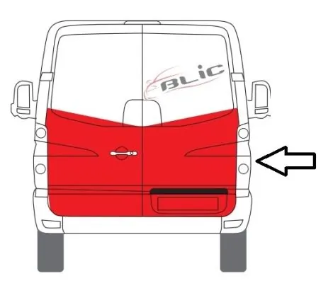 BLIC 6016-00-3548154P Interior Door Panel