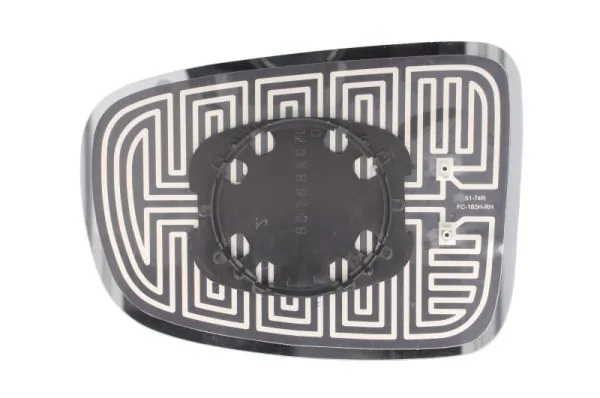 Mirror Glass, exterior mirror 6102-03-2001324P