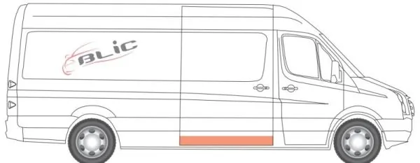 BLIC 6508-01-3548170P Interior Door Panel