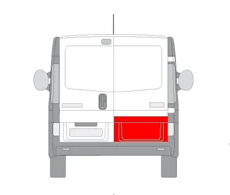 BLIC 6016-00-6061152P Interior Door Panel