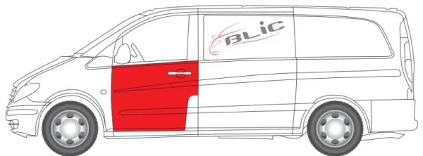 BLIC 6015-00-3542123P Interior Door Panel