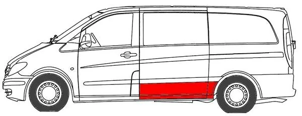 BLIC 6505-06-3542011K Rocker Panel