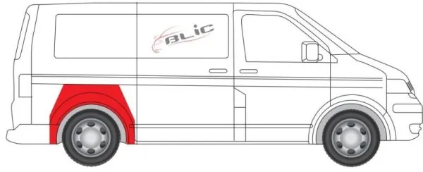 BLIC 6504-03-9568592P Inner Wing Panel