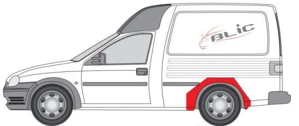 BLIC 6504-03-5096591P Inner Wing Panel