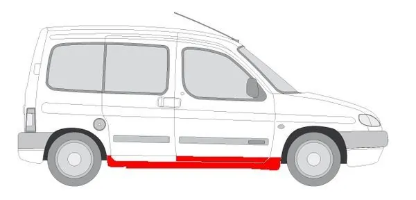 BLIC 6505-06-0550012P Entry plate