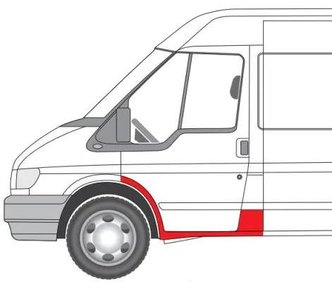 BLIC 6505-06-2509053P Entry plate