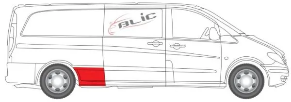 BLIC 6504-03-3542582P Inner Wing Panel